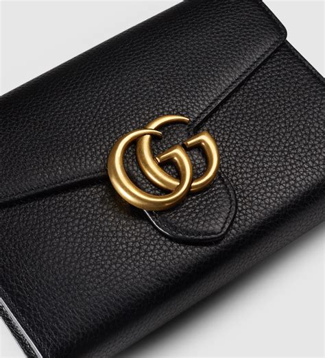 gucci marmont wallet men's|Gucci gg marmont wallet on chain.